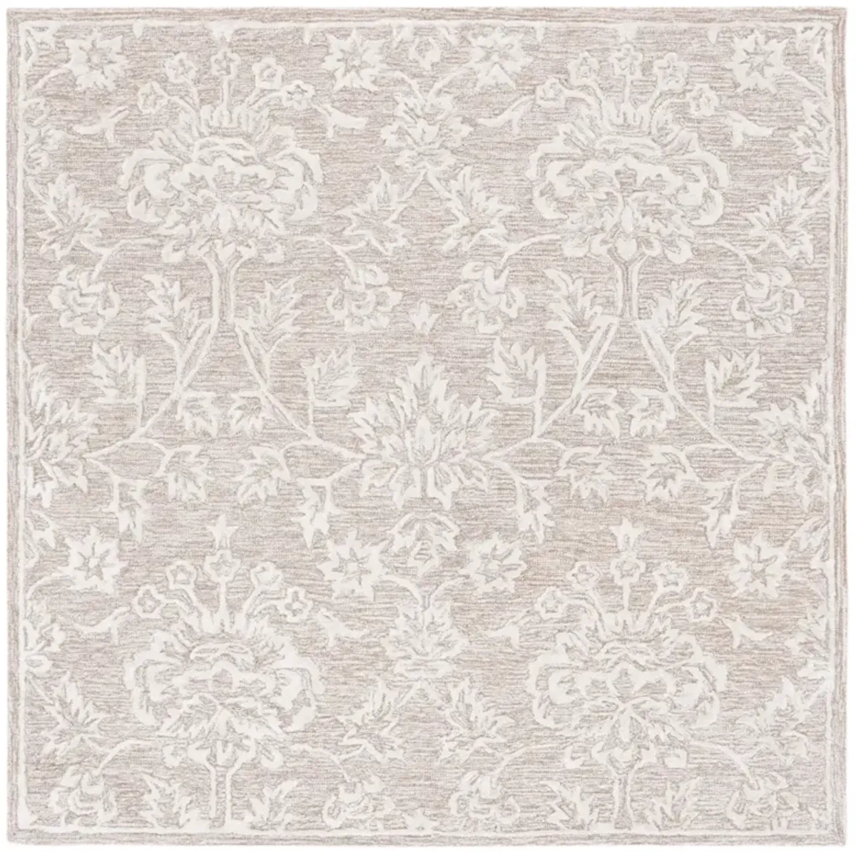 GLAMOUR 551 BEIGE  6' x 6' Square Square Rug