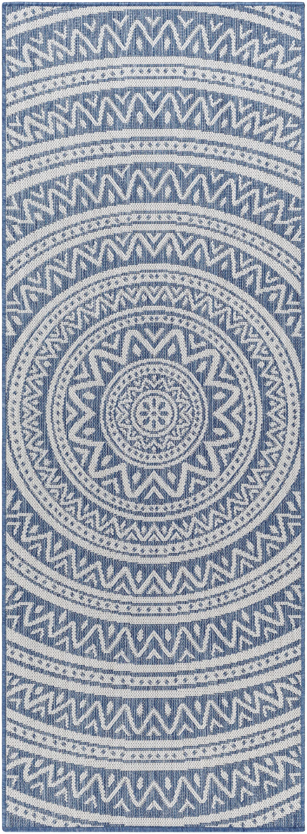 Long Beach LBH-2319 2'7" x 7'3" Machine Woven Rug
