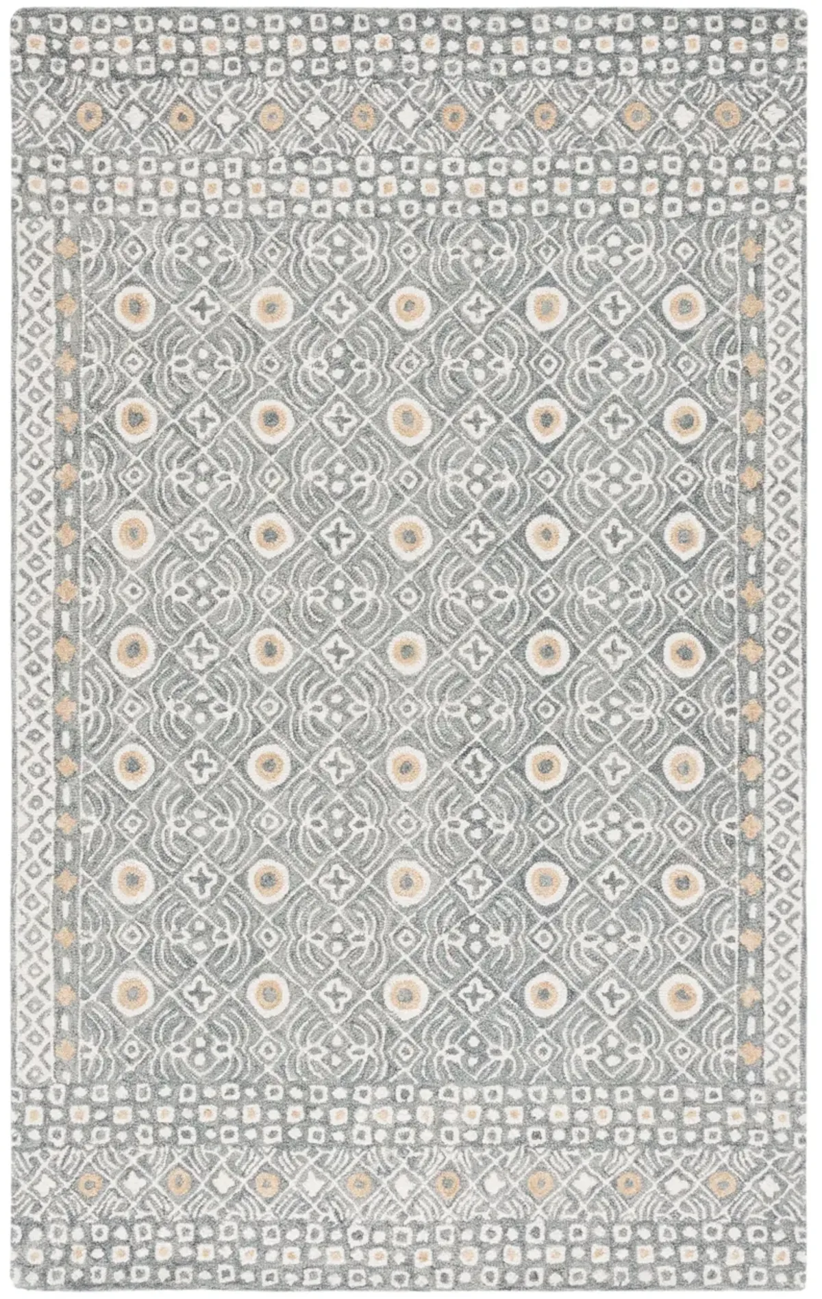 MICRO-LOOP Hand Tufted 5' x 8' area rug
