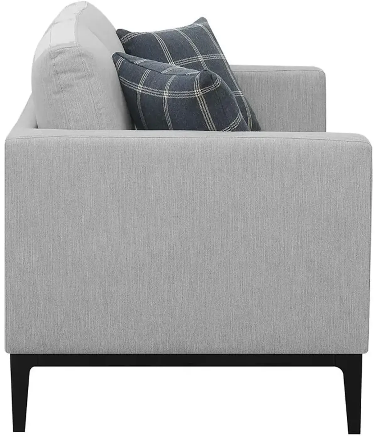 Apperson Cushioned Back Loveseat Light Grey