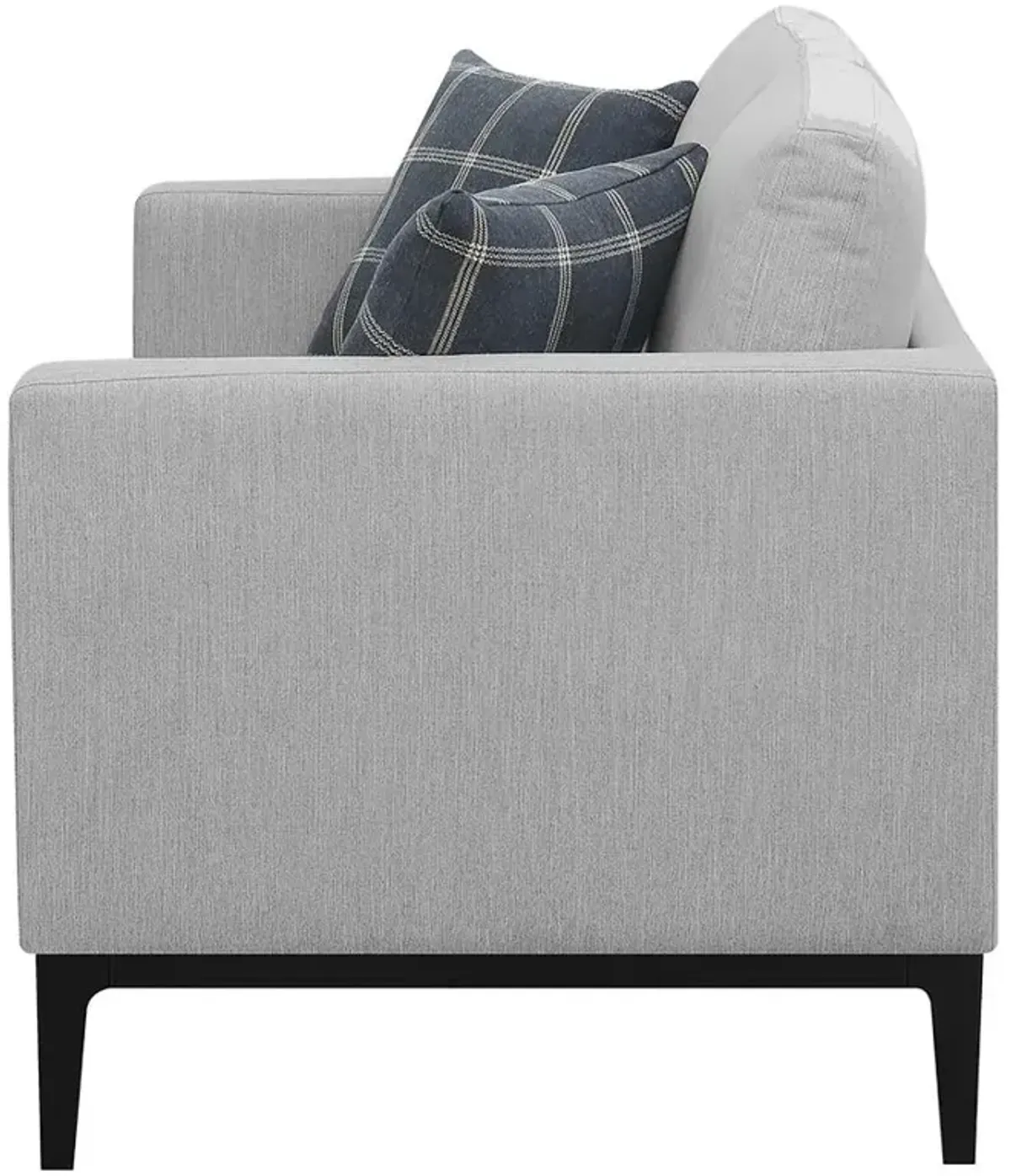 Apperson Cushioned Back Loveseat Light Grey