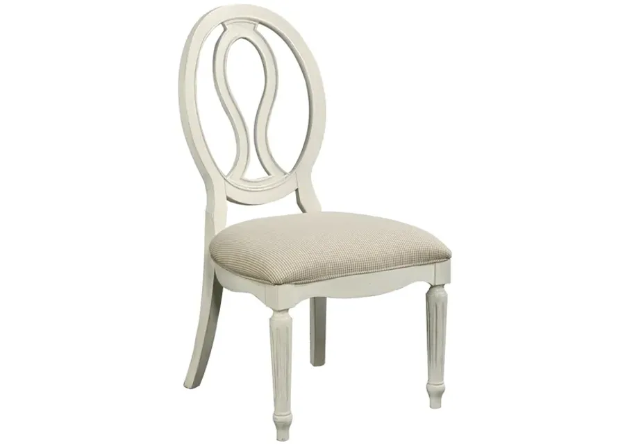 Pierced Back Side Chair