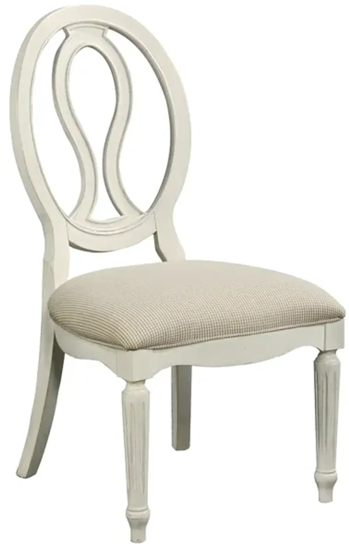 Pierced Back Side Chair