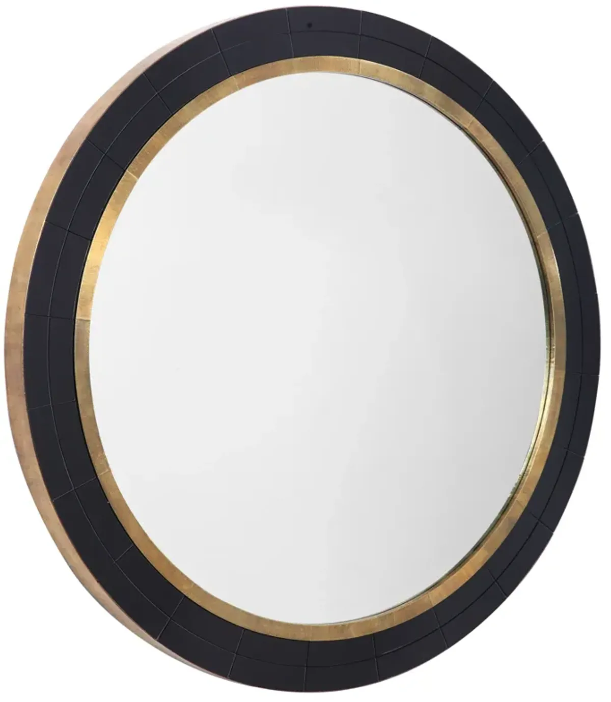 Nayla Tiled Round Mirror