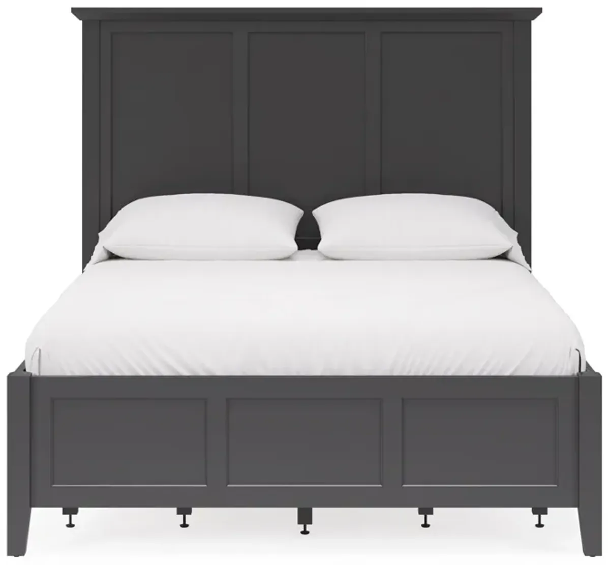 Grace California King-Size Four Drawer Platform Storage Bed In Raven Black