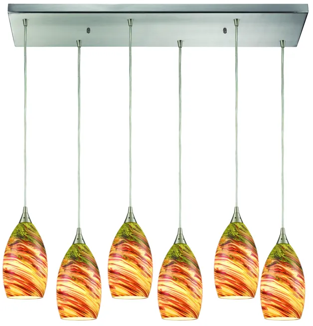 Collanino Configurable Multi Pendant - Satin Nickel