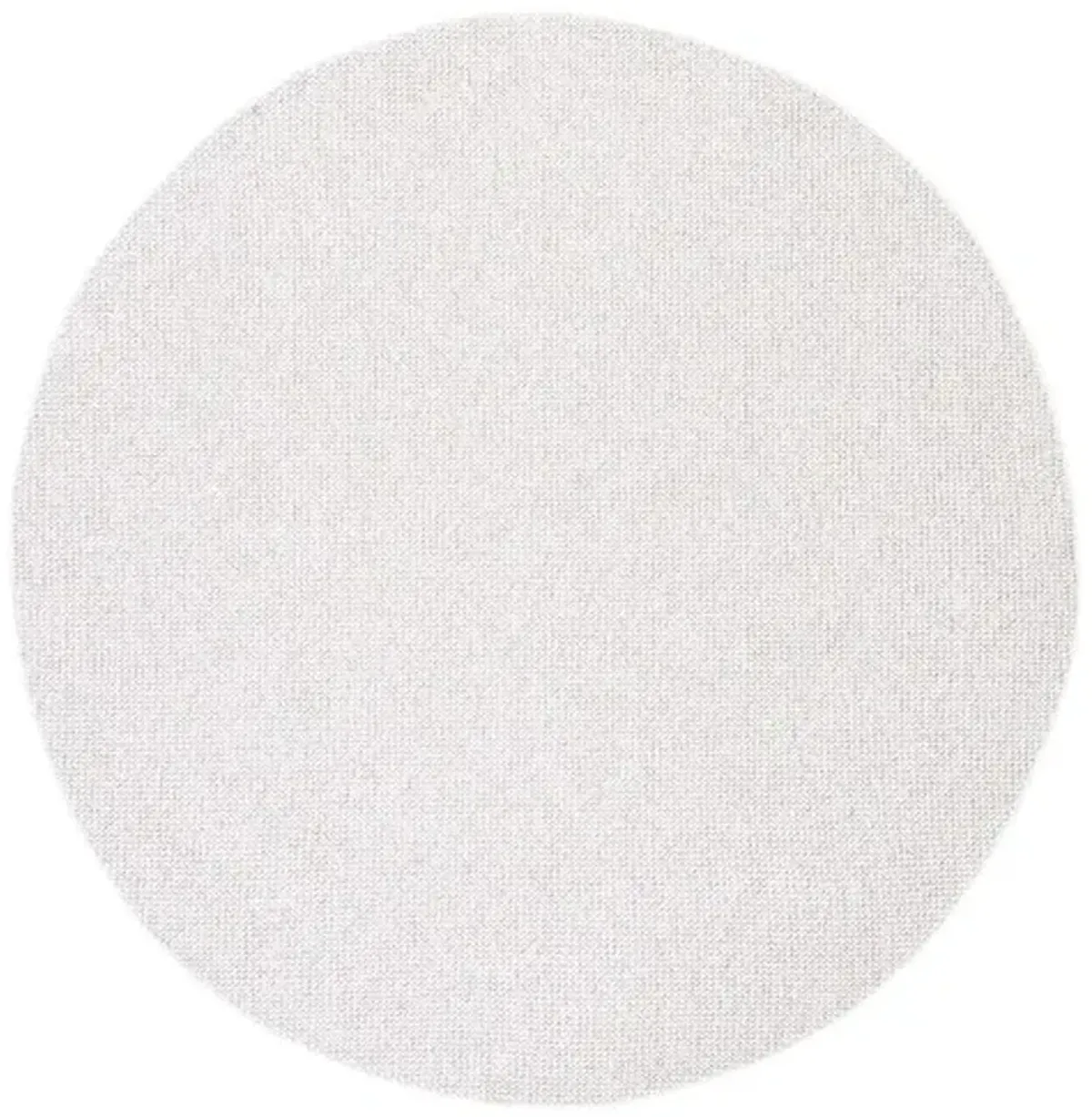 LOTUS 106 White 6'-7' X 6'-7' Round Round Rug