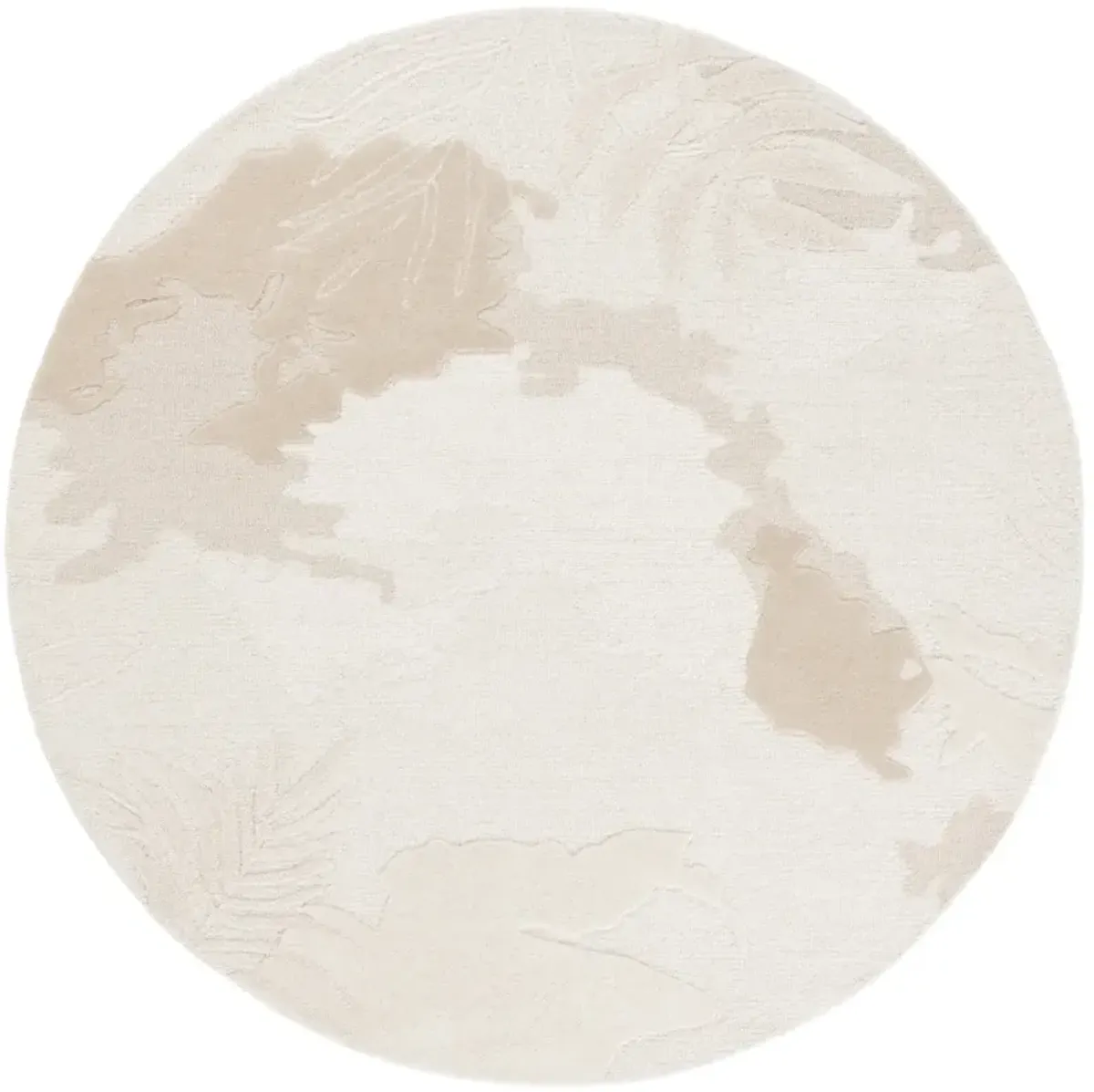 MYKONOS 103 IVORY  6' x 6' Round Round Rug