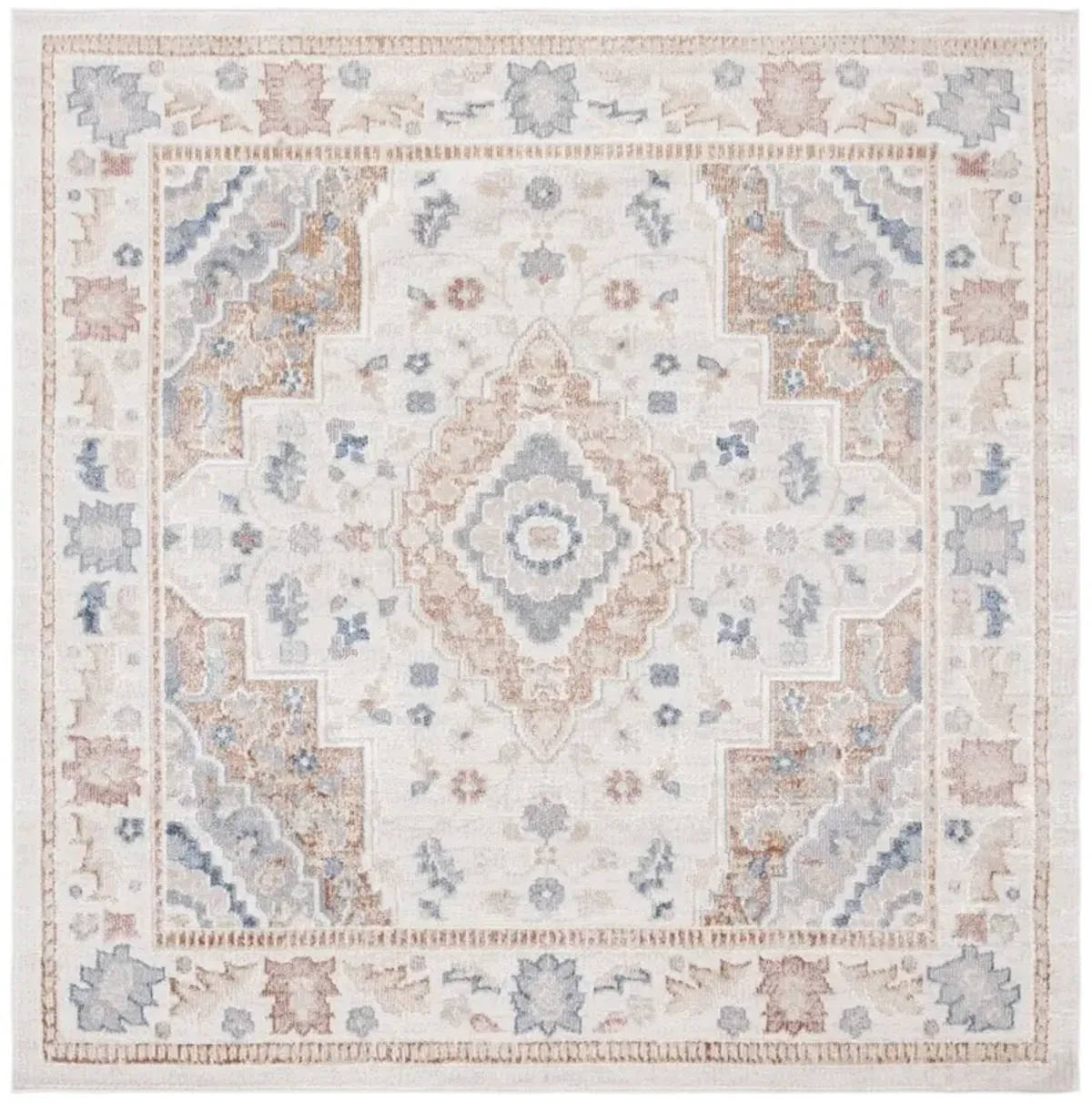 BLAIR WASHABLE 214 Multi 6'-7' X 6'-7' Square Square Rug