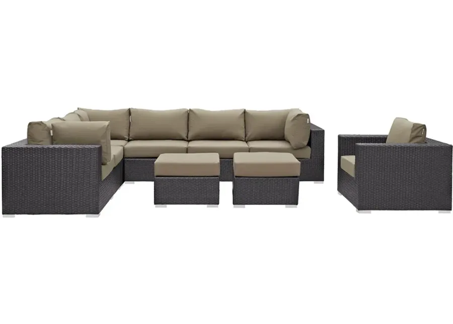 Convene 9-Piece Outdoor Sectional Set