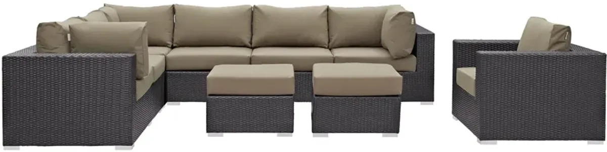 Convene 9-Piece Outdoor Sectional Set