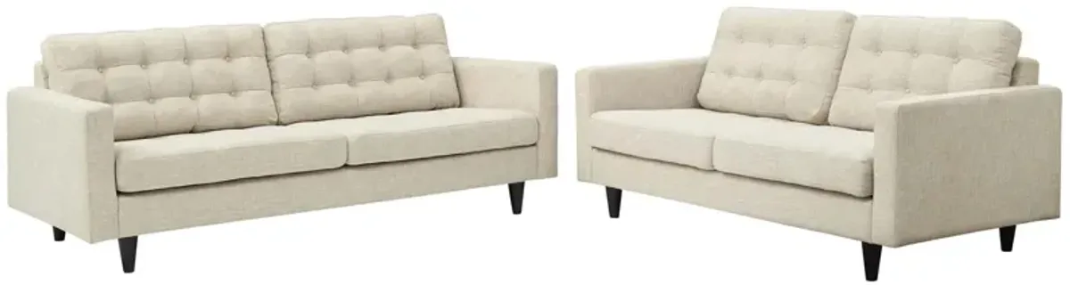 Empress Sofa and Loveseat Set of 2