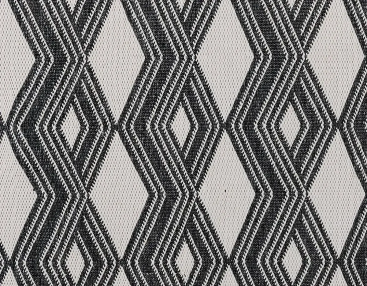 Banning Charcoal Indoor/Outdoor Area Rug