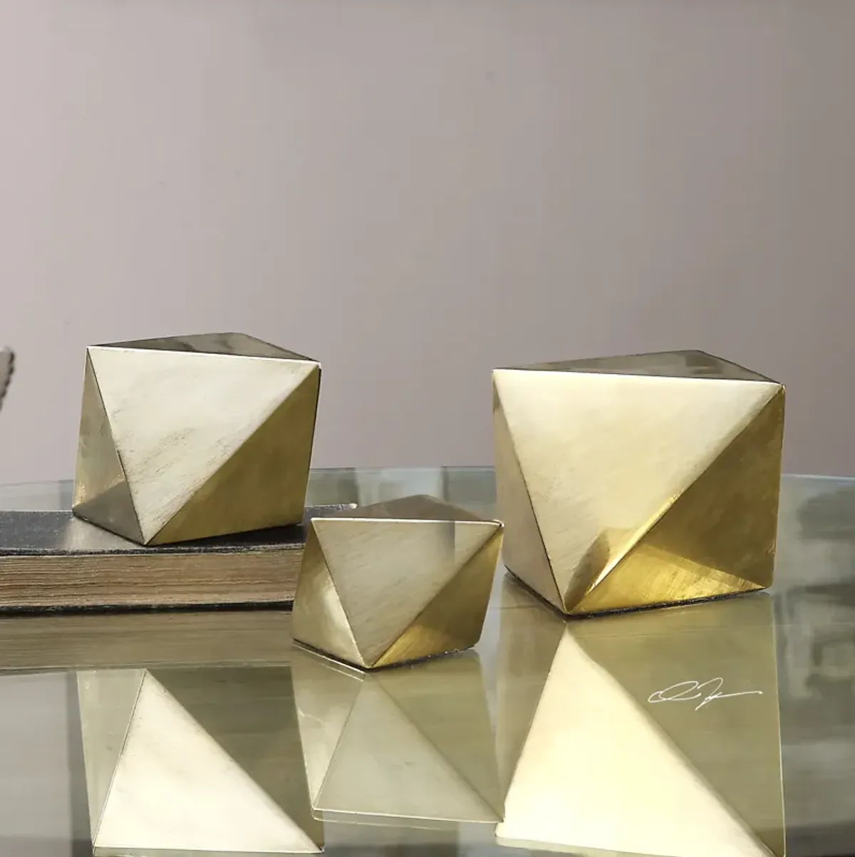 Rhombus Accents - Set Of 3