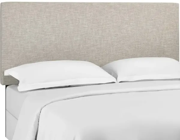 Taylor King and California King Upholstered Linen Fabric Headboard