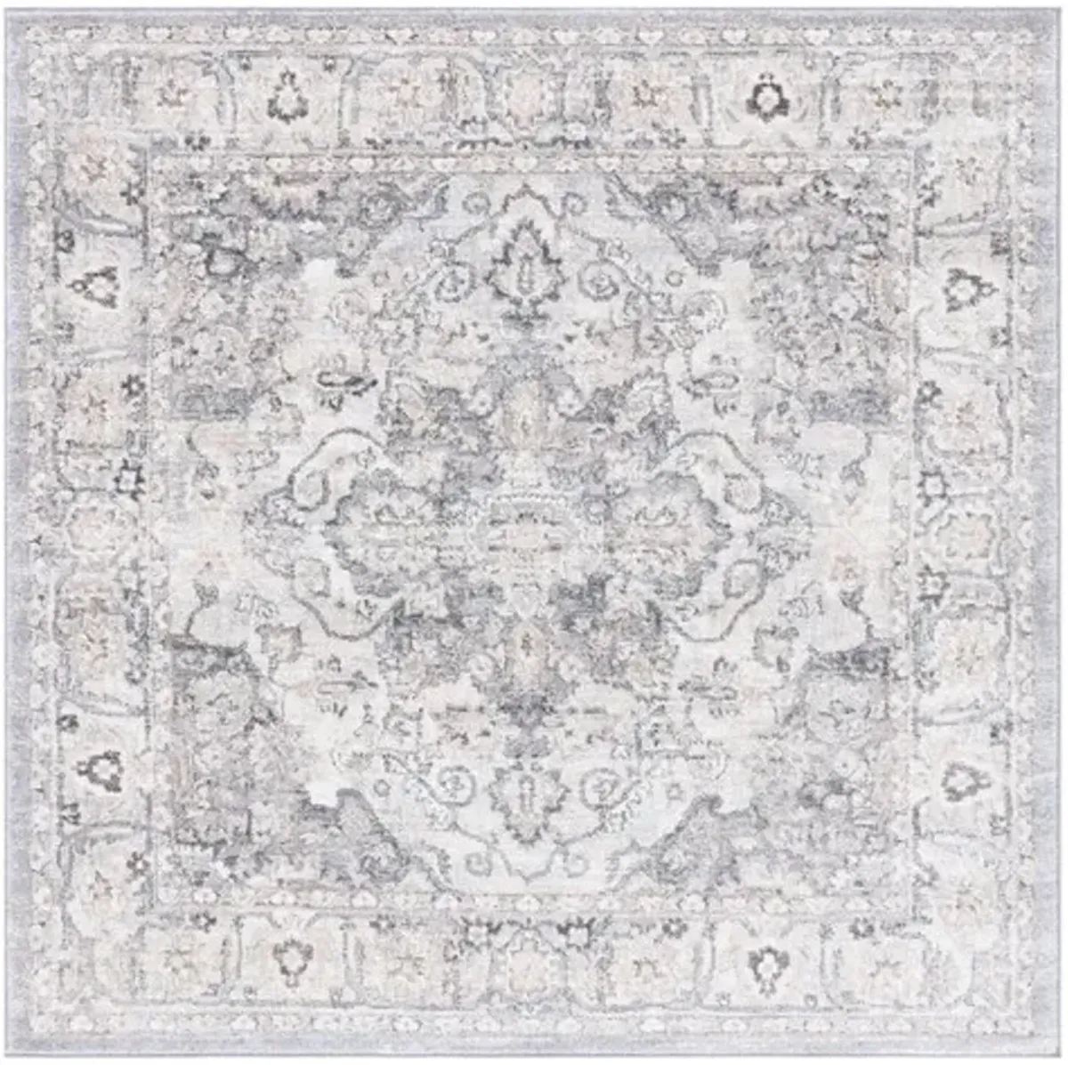 OPAL 470 Grey 6'-7' X 6'-7' Square Square Rug