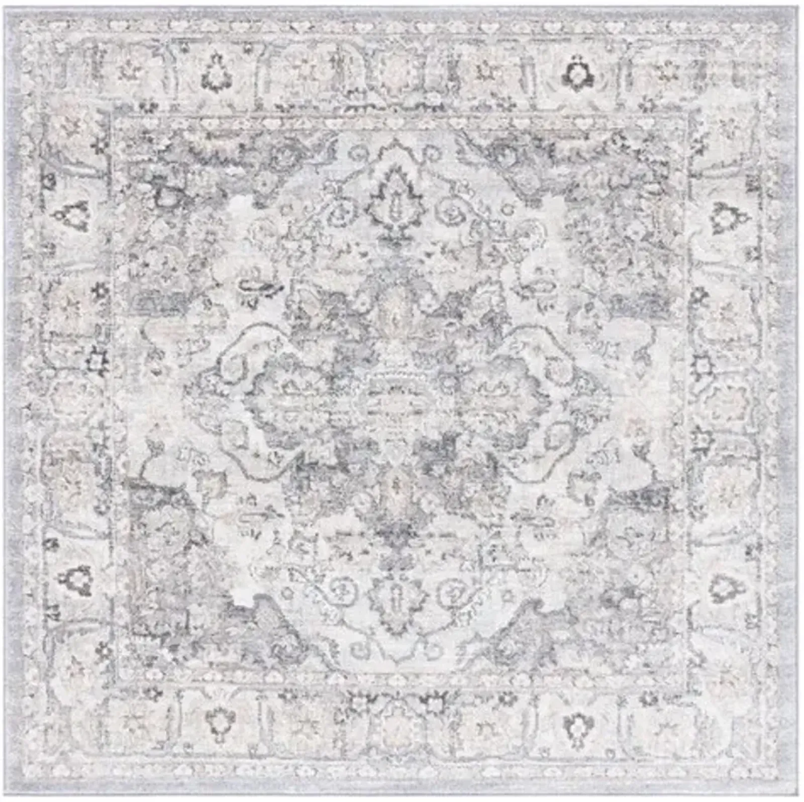 OPAL 470 Grey 6'-7' X 6'-7' Square Square Rug