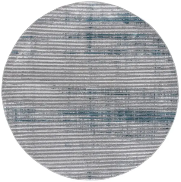 MSR0961 Isabella GREY  6'-7' x 6'-7' Round Round Rug
