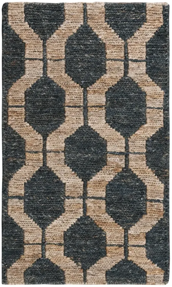 Bengal Charcoal  Jute 10' x 14' Rectangle Rug