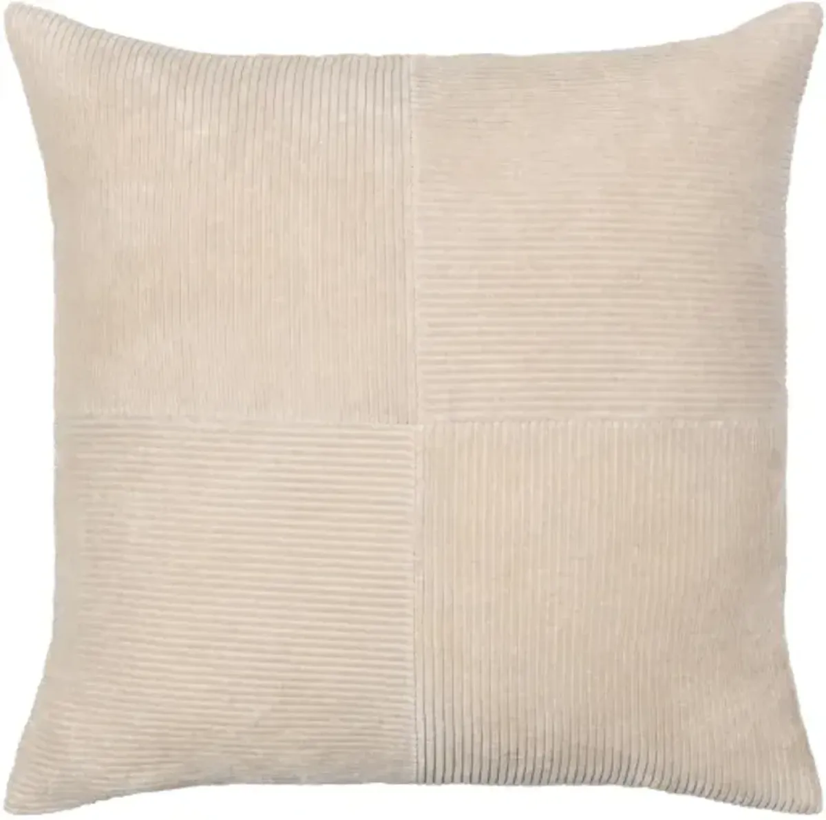 Corduroy Quarters CDQ-001 22"L x 22"W Accent Pillow