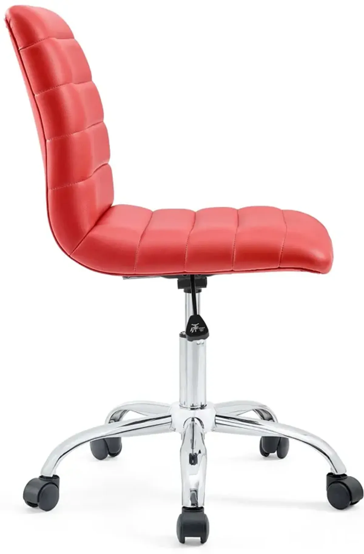 Ripple Armless Mid Back Vinyl Office Chair