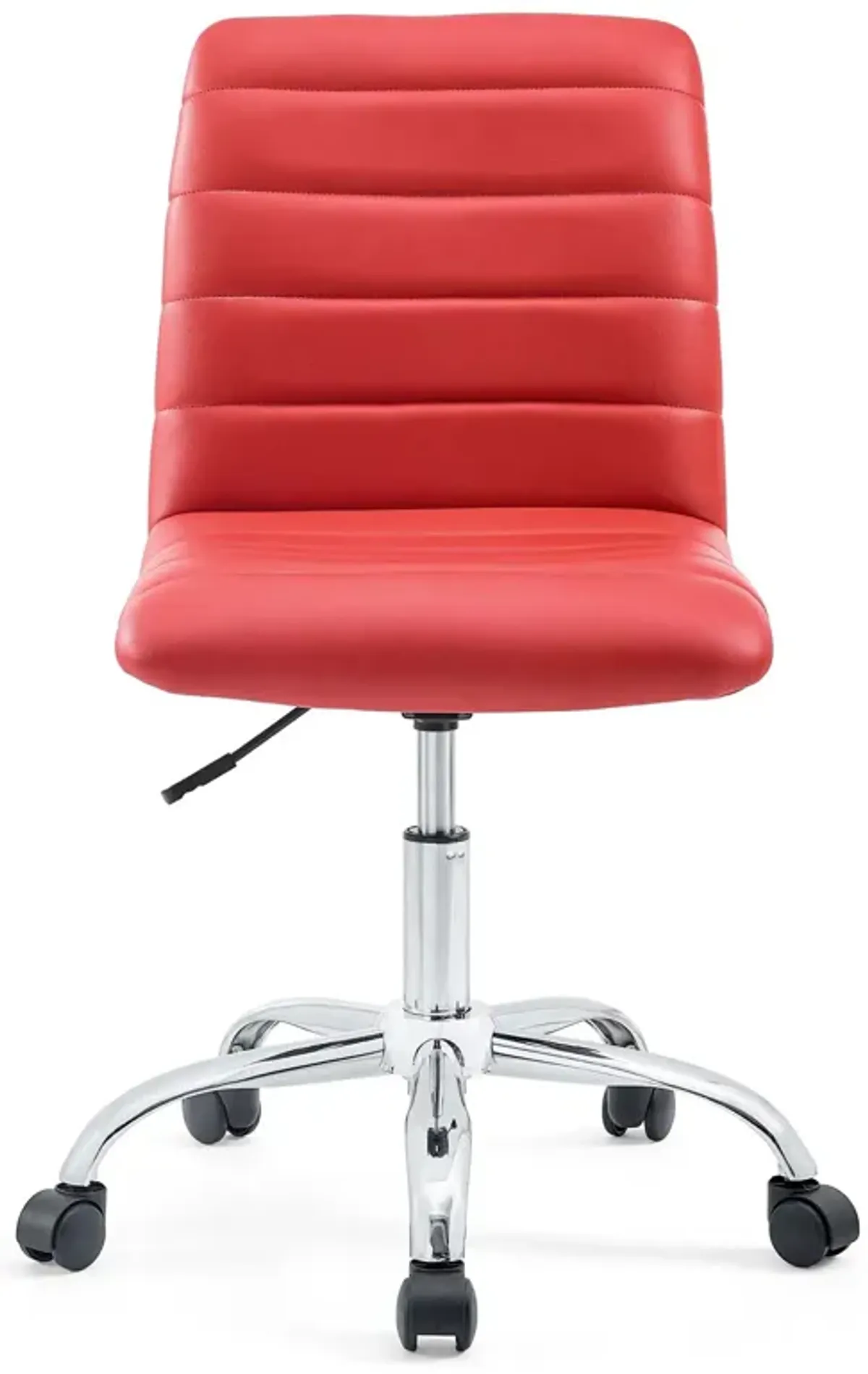 Ripple Armless Mid Back Vinyl Office Chair