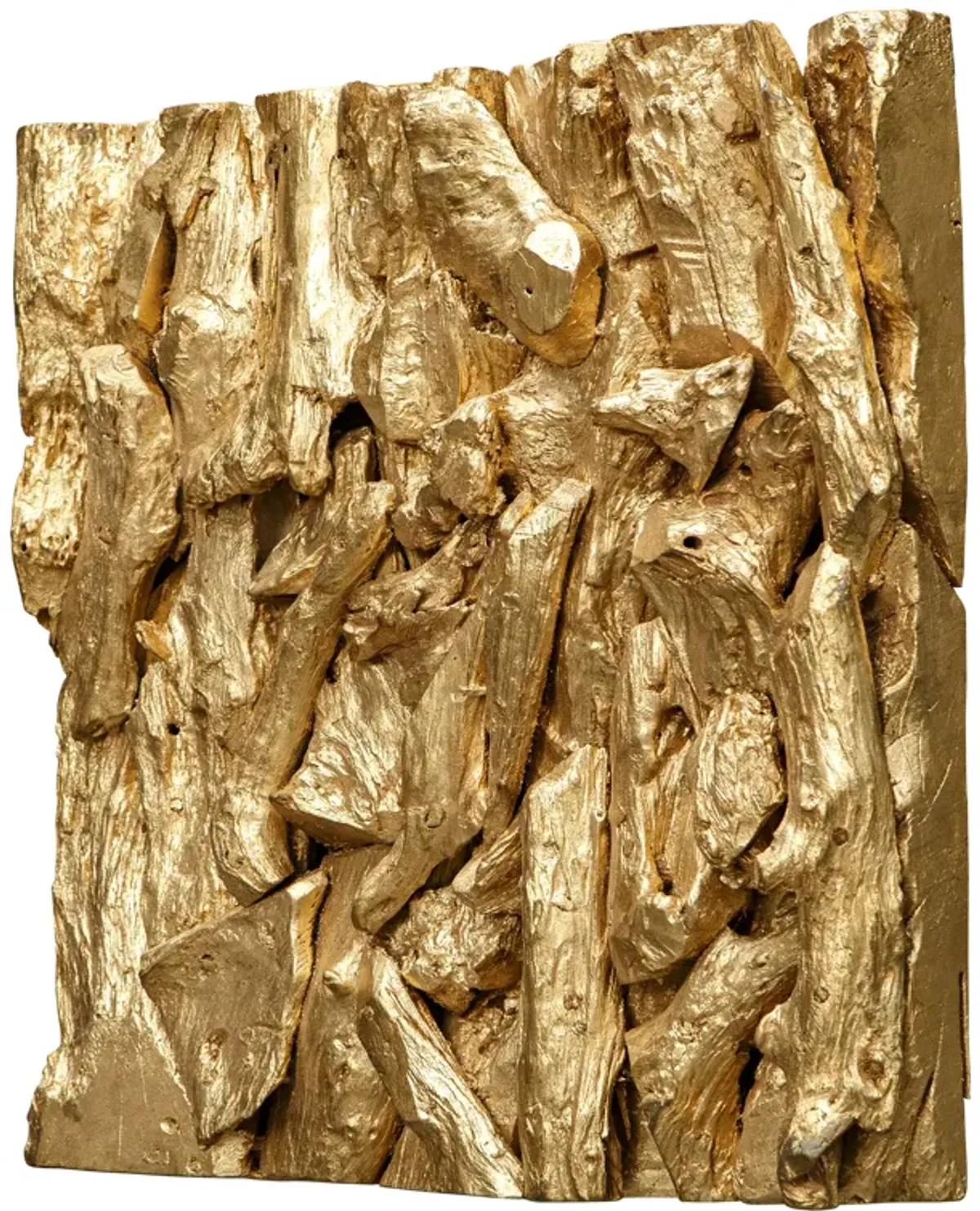 Rio Gold Wood Wall Decor