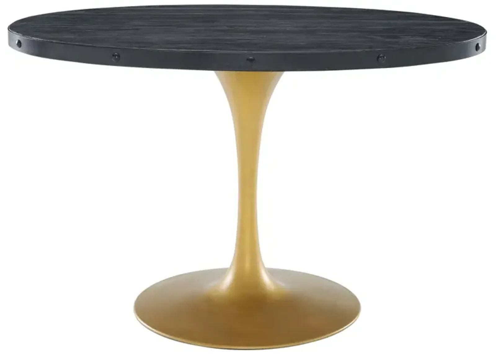 Drive 47" Oval Wood Top Dining Table