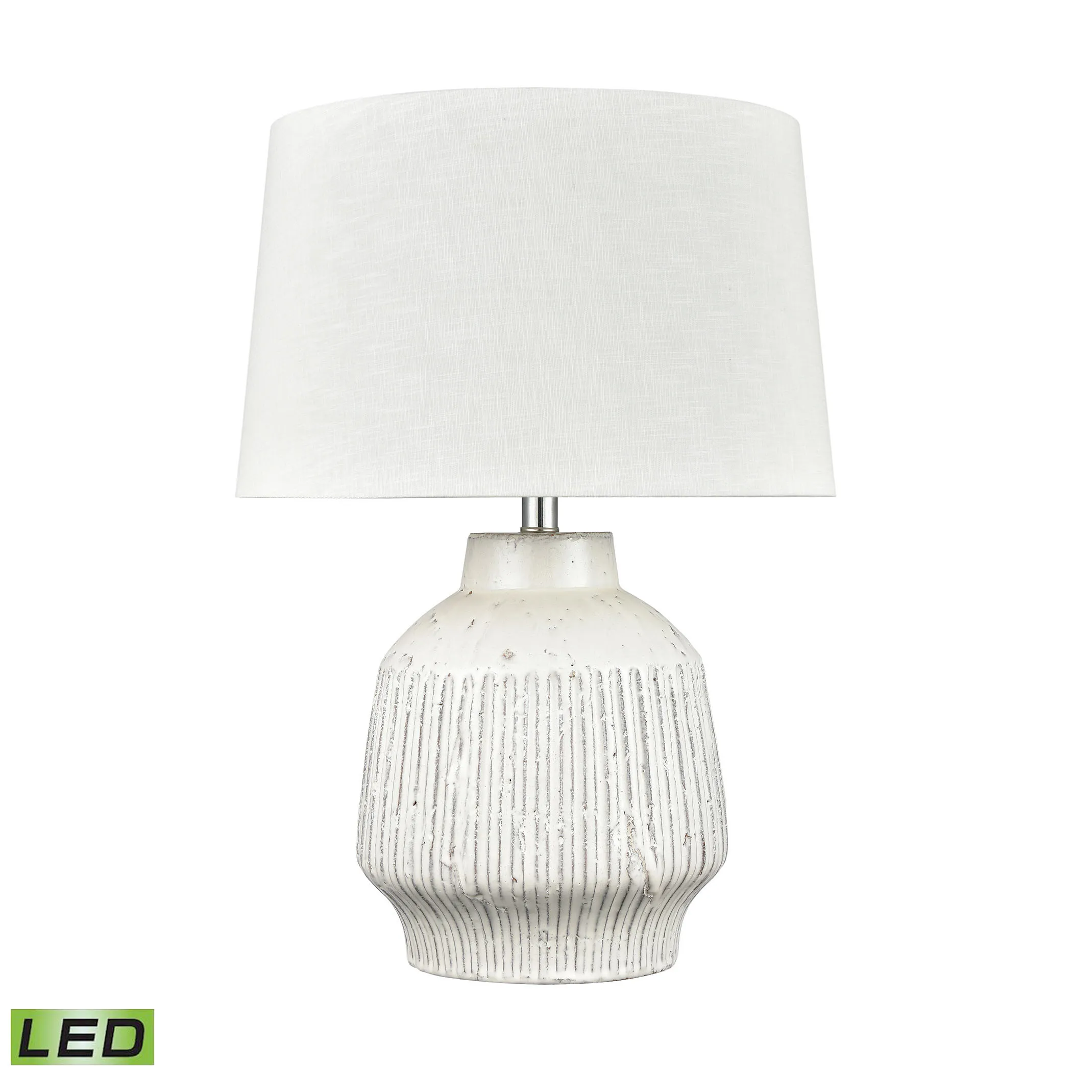 Rhoda 24'' High 1-Light Table Lamp - White - Includes LED Bulb