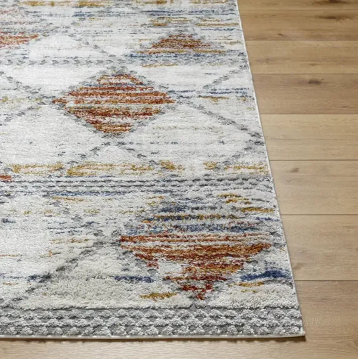 Liebe LBE-2303 5'3" x 7' Machine Woven Rug