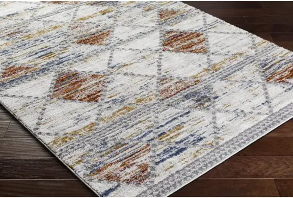 Liebe LBE-2303 5'3" x 7' Machine Woven Rug