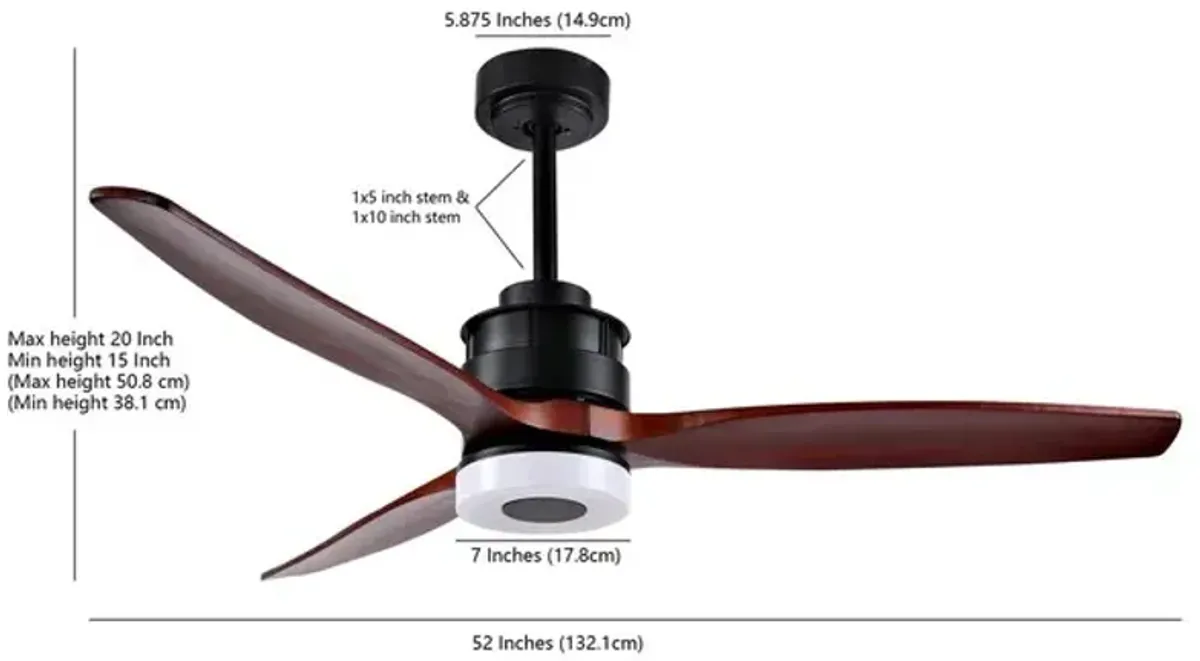 JEMPER CEILING LIGHT FAN