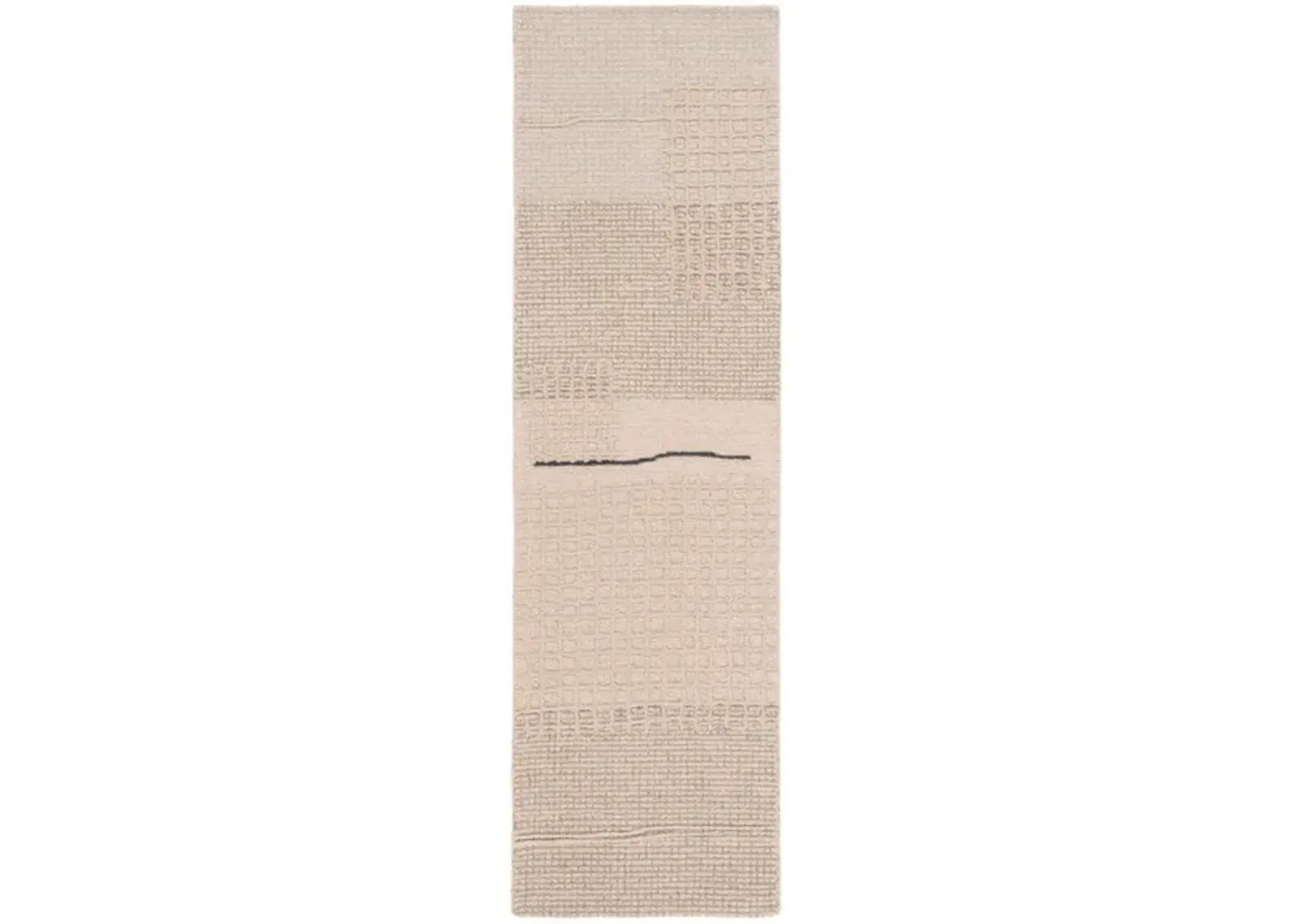 GENRE 202 Beige 2'-3' X 8' Runner Rug