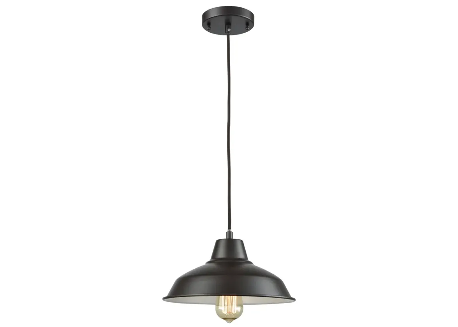 Classic Loft 11" Wide 1-Light Mini Pendant - Oil Rubbed Bronze