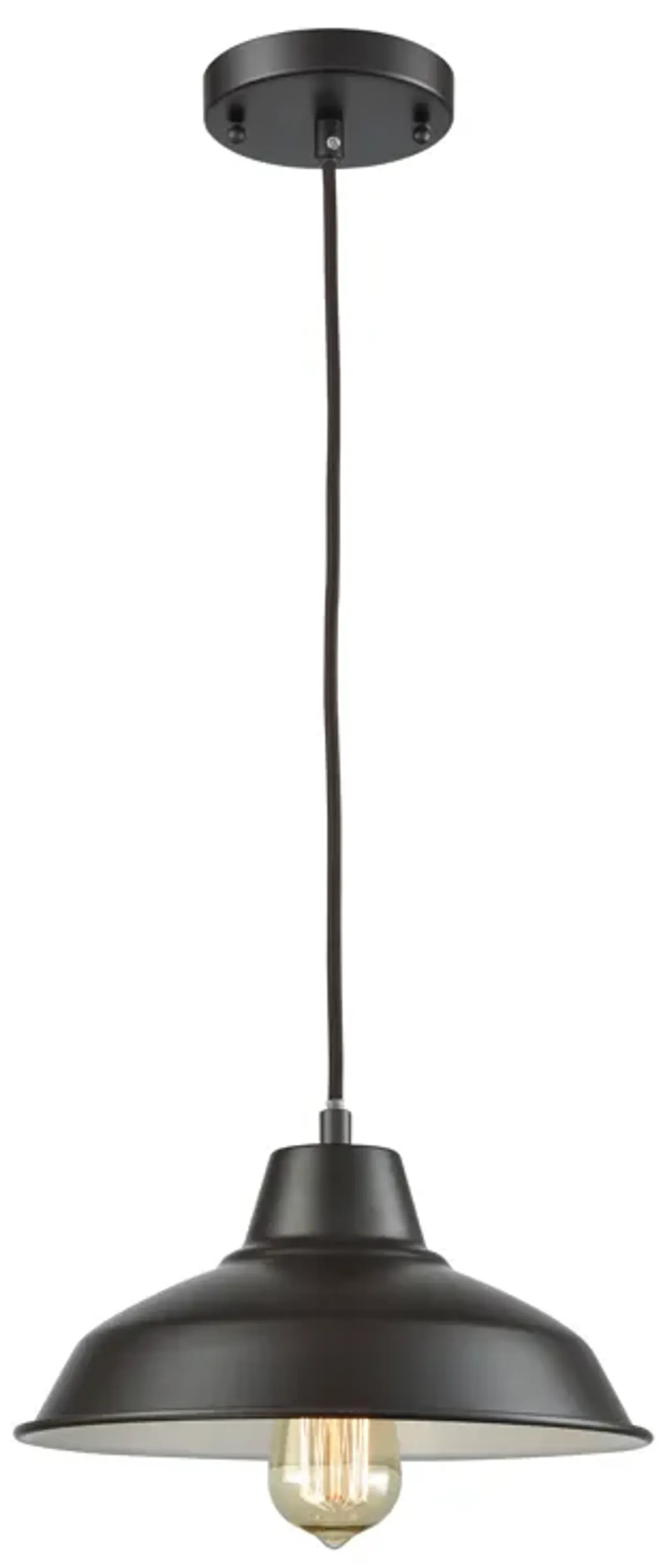 Classic Loft 11" Wide 1-Light Mini Pendant - Oil Rubbed Bronze