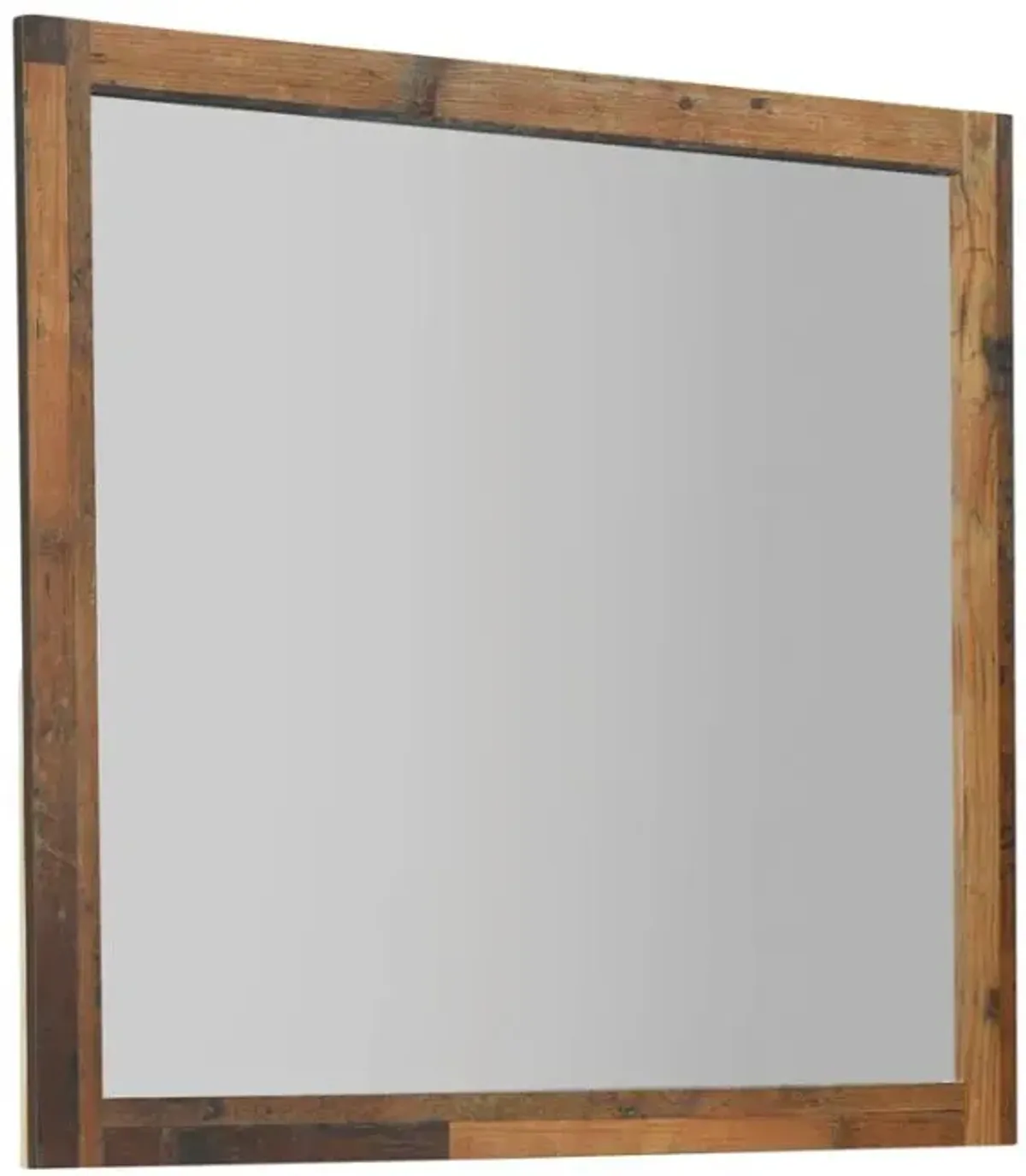 Sidney Square Dresser Mirror Rustic Pine