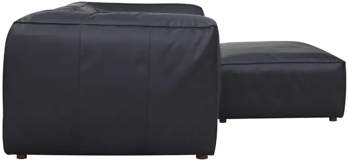 FORM NOOK MODULAR SECTIONAL VANTAGE BLACK LEATHER