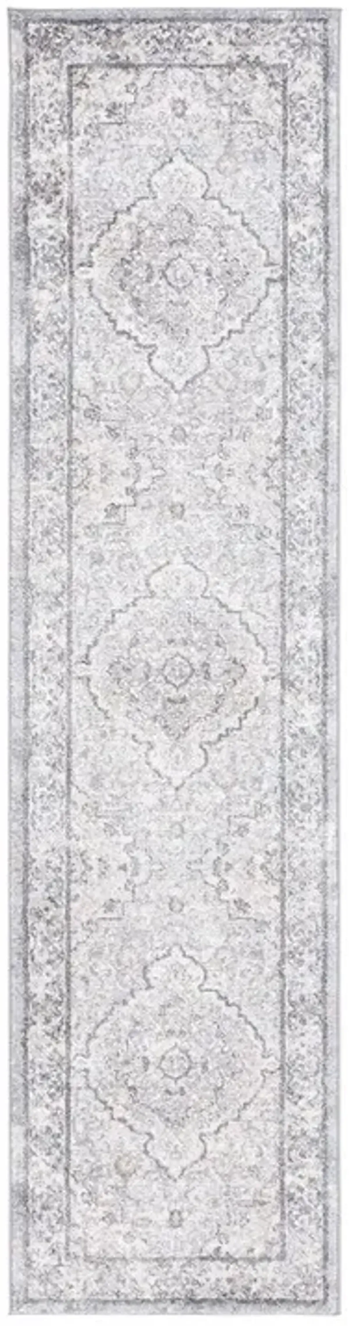 OPAL 464 Grey 2'-3' X 9' Runner Rug