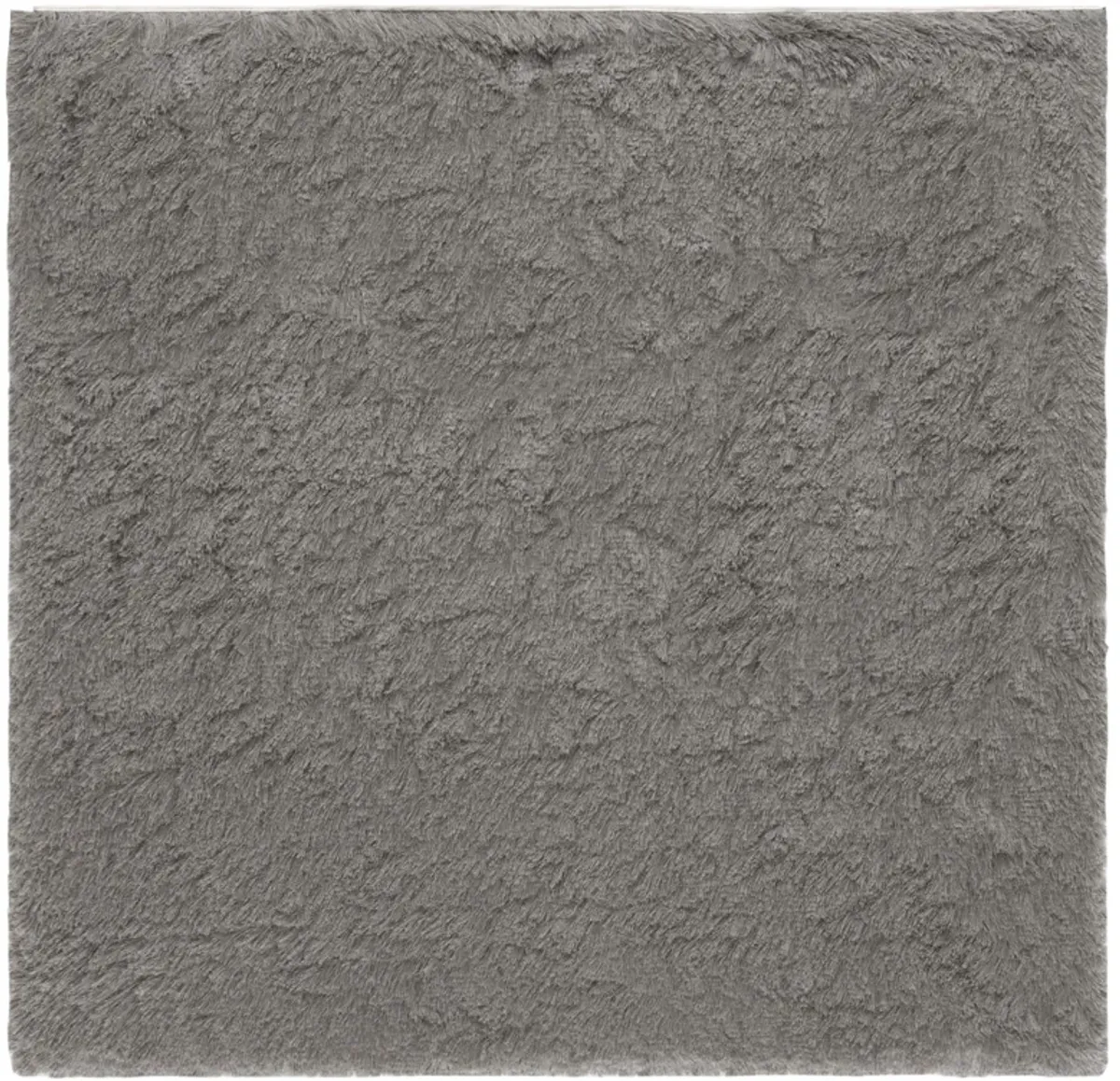 PARIS SHAG Grey 5' X 5' Square Square Rug