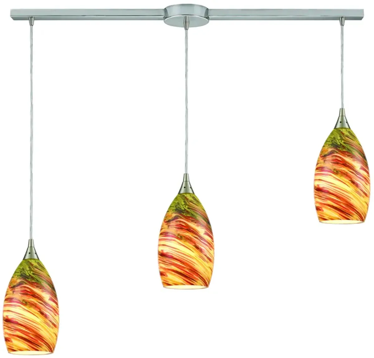 Collanino Configurable Multi Pendant - Satin Nickel