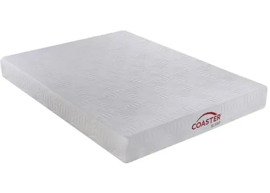 Keegan Twin Long Memory Foam Mattress White