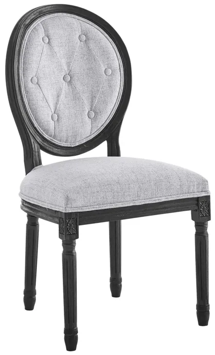 Arise Vintage French Upholstered Fabric Dining Side Chair