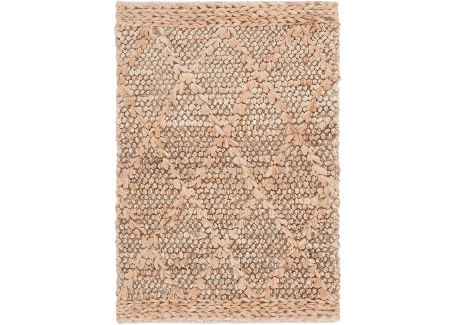 NATURAL FIBER 475 NATURAL 8' x 10' Large Rectangle Rug