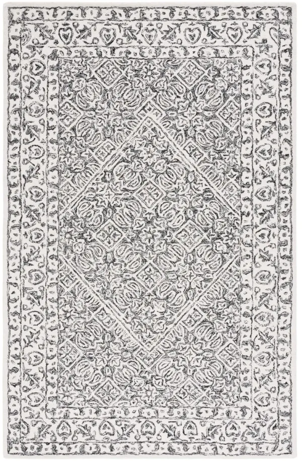 DIP DYE Hand Tufted 4' x 6' area rug