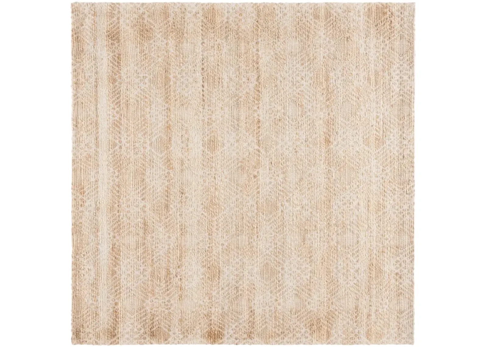 NATURAL FIBER 658 NATURAL  6'-6' x 6'-6' Square Square Rug