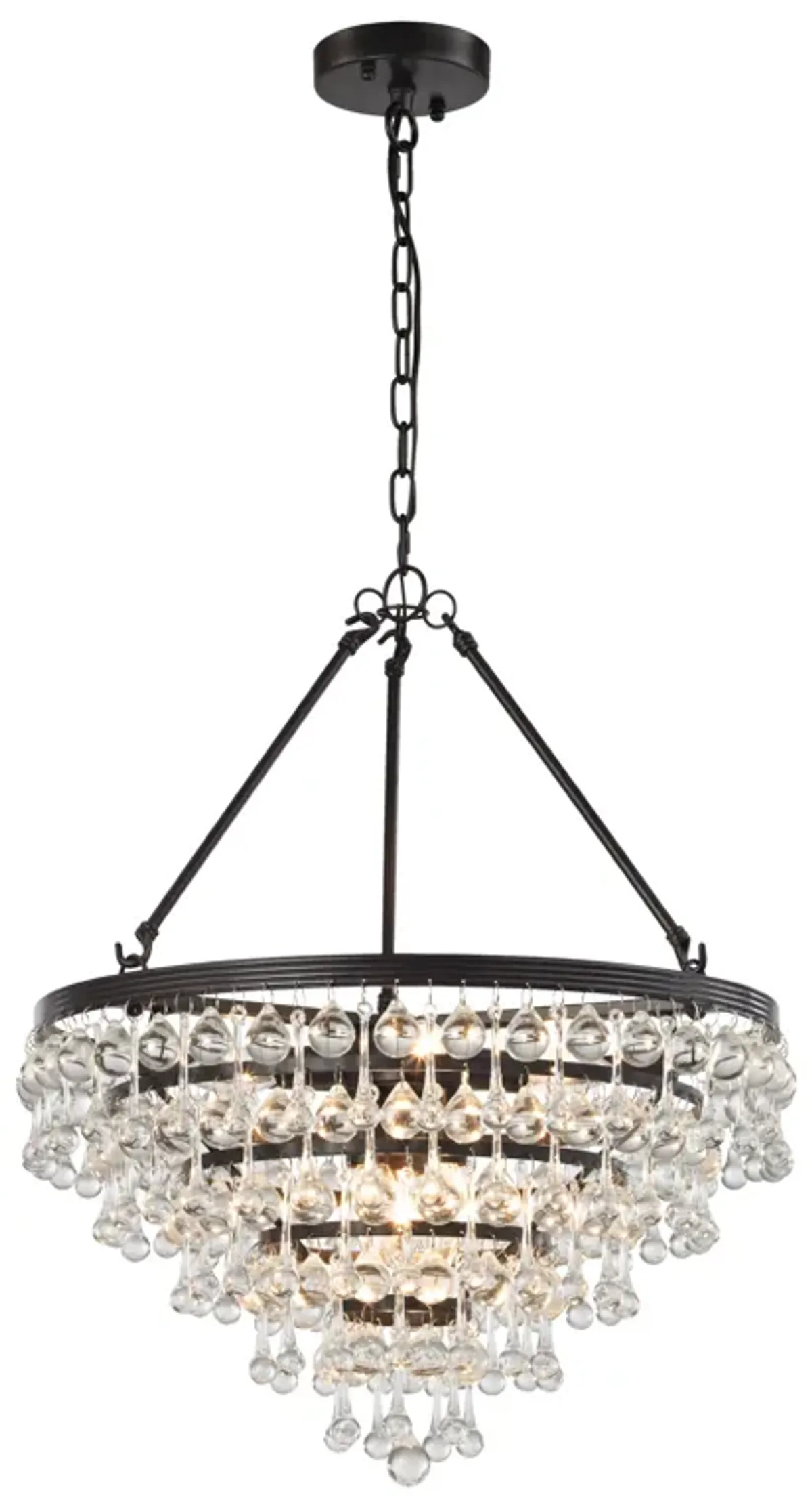 Ramira 19" Wide 6-Light Chandelier - Oil Rubbed Bronze