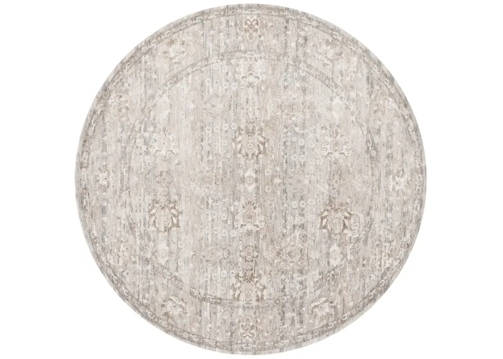 MASON 117 BEIGE  6'-3' x 6'-3' Round Round Rug