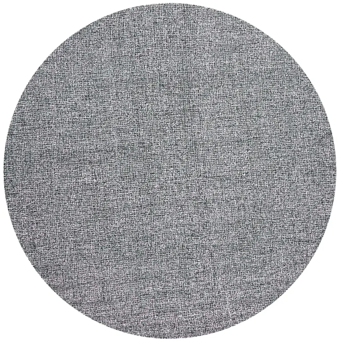 Brindleton Black/White Tweed Wool 8' x 8' Round Round  Rug