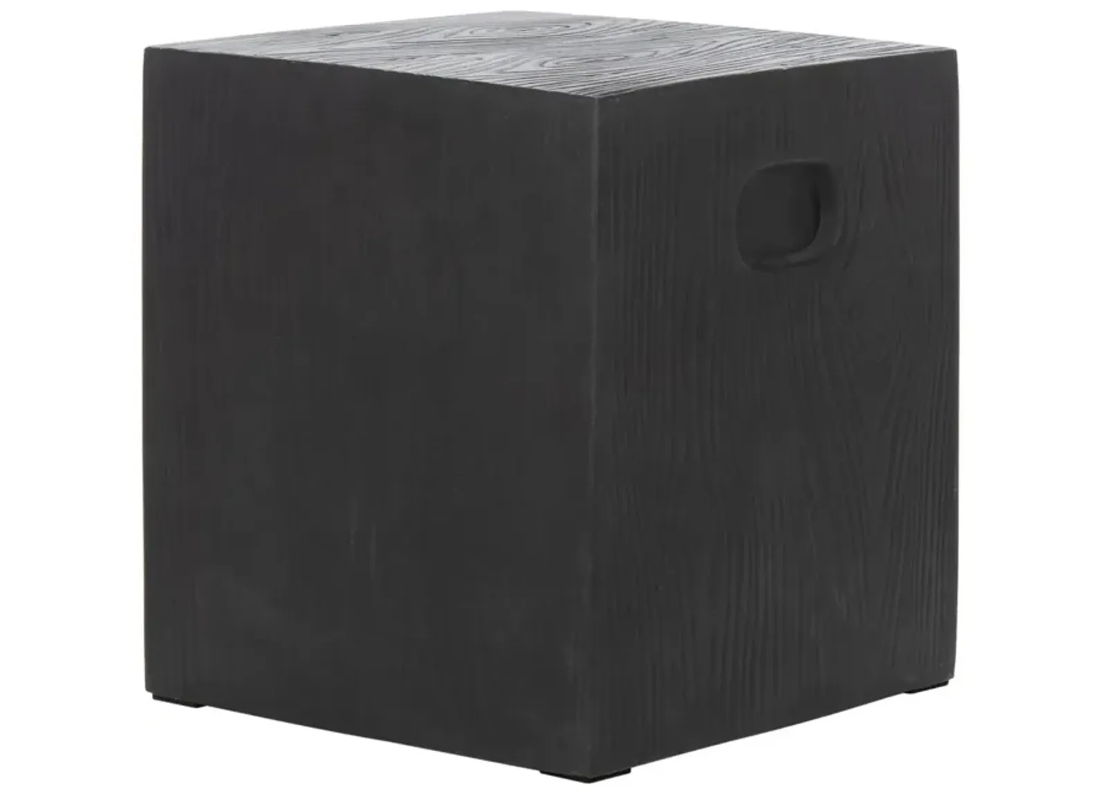 CUBE INDOOR/OUTDOOR MODERN CONCRETE 16.5 INCH H ACCENT TABLE