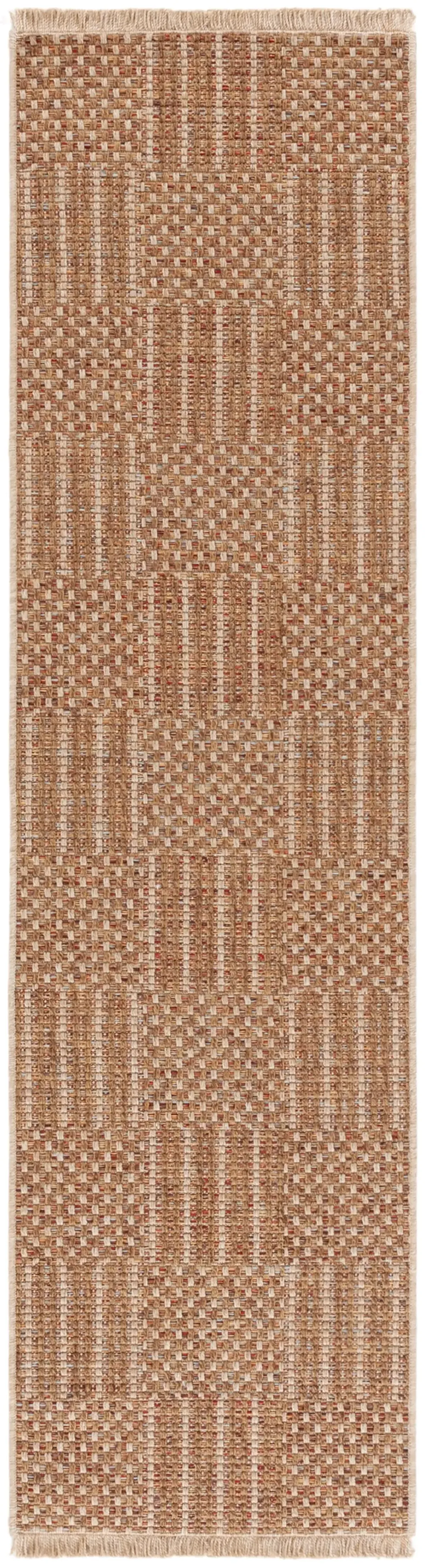 WICKER 154 NATURAL  2'-2' x 8' Runner Rug